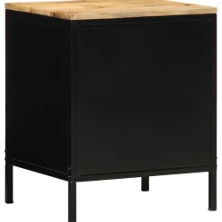 Szafka Nocna Drewniana Komoda Stolik Nocny Do Sypialni 40 x 35 x 50 cm