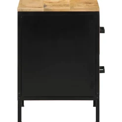 Szafka Nocna Drewniana Komoda Stolik Nocny Do Sypialni 40 x 35 x 50 cm