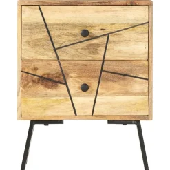 Szafka Nocna Drewniana Komoda Stolik Nocny Do Sypialni 40x30x50 cm