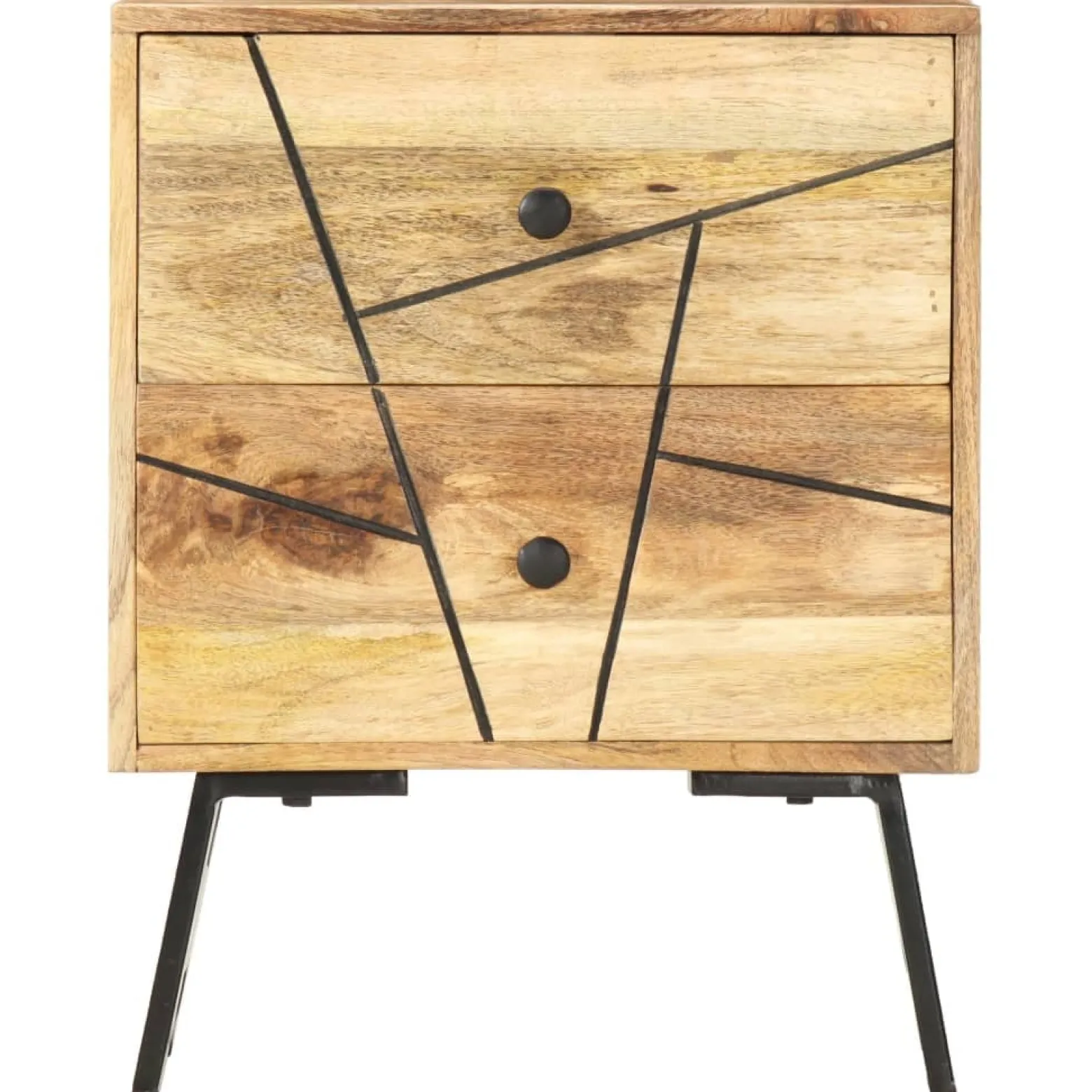 Szafka Nocna Drewniana Komoda Stolik Nocny Do Sypialni 40x30x50 cm