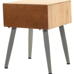 Szafka Nocna Drewniana Komoda Stolik Nocny Do Sypialni 43 x 38 x 50 cm