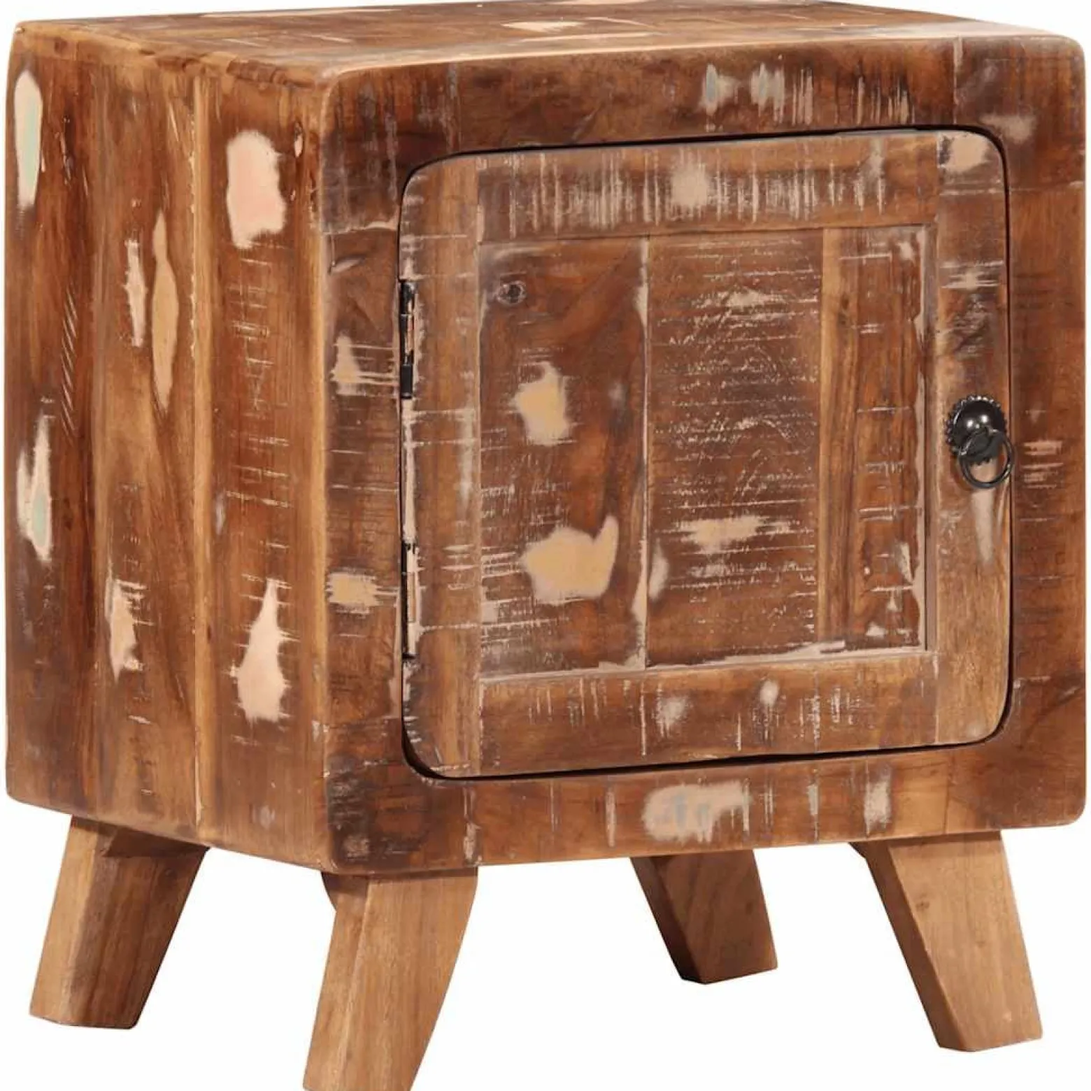 Szafka Nocna Drewniana Komoda Stolik Nocny Do Sypialni 40x32x46 cm