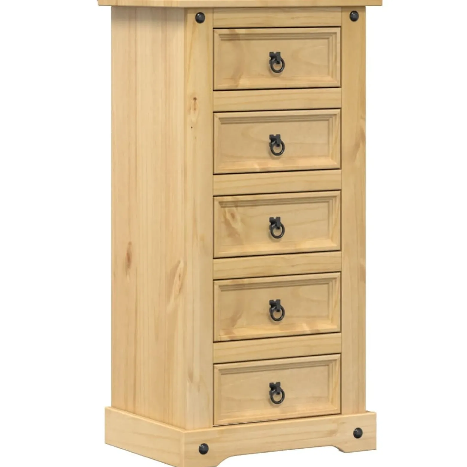 Szafka Nocna Drewniana Komoda Stolik Nocny Do Sypialni 53x39x103 cm