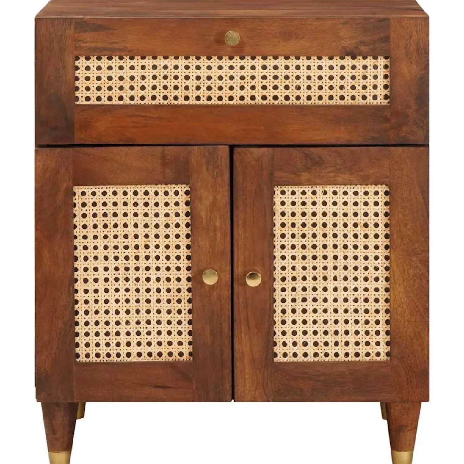 Szafka Nocna Drewniana Komoda Stolik Półka Nocna Do Sypialni 50 x 33 x 60 c