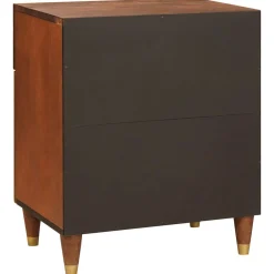 Szafka Nocna Drewniana Komoda Stolik Półka Nocna Do Sypialni 50 x 33 x 60 c