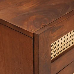 Szafka Nocna Drewniana Komoda Stolik Półka Nocna Do Sypialni 50 x 33 x 60 c