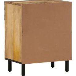 Szafka Nocna Drewniana Komoda Stolik Nocny Do Sypialni 50x33x60 cm