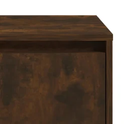 Szafka Nocna Komoda Brąz Stolik Półka Nocna Do Sypialni 45x34x44.5 cm