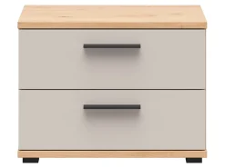 Szafka nocna Sindara 60 cm z 2 szufladami dąb artisan/kaszmir