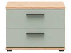 Szafka nocna Sindara 60 cm z 2 szufladami dąb artisan/szałwia Salbei