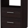 Szafka nocna 2SO VENGE wenge 40cm szuflady komoda