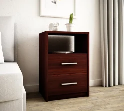 Szafka nocna 2SO VENGE wenge 40cm szuflady komoda