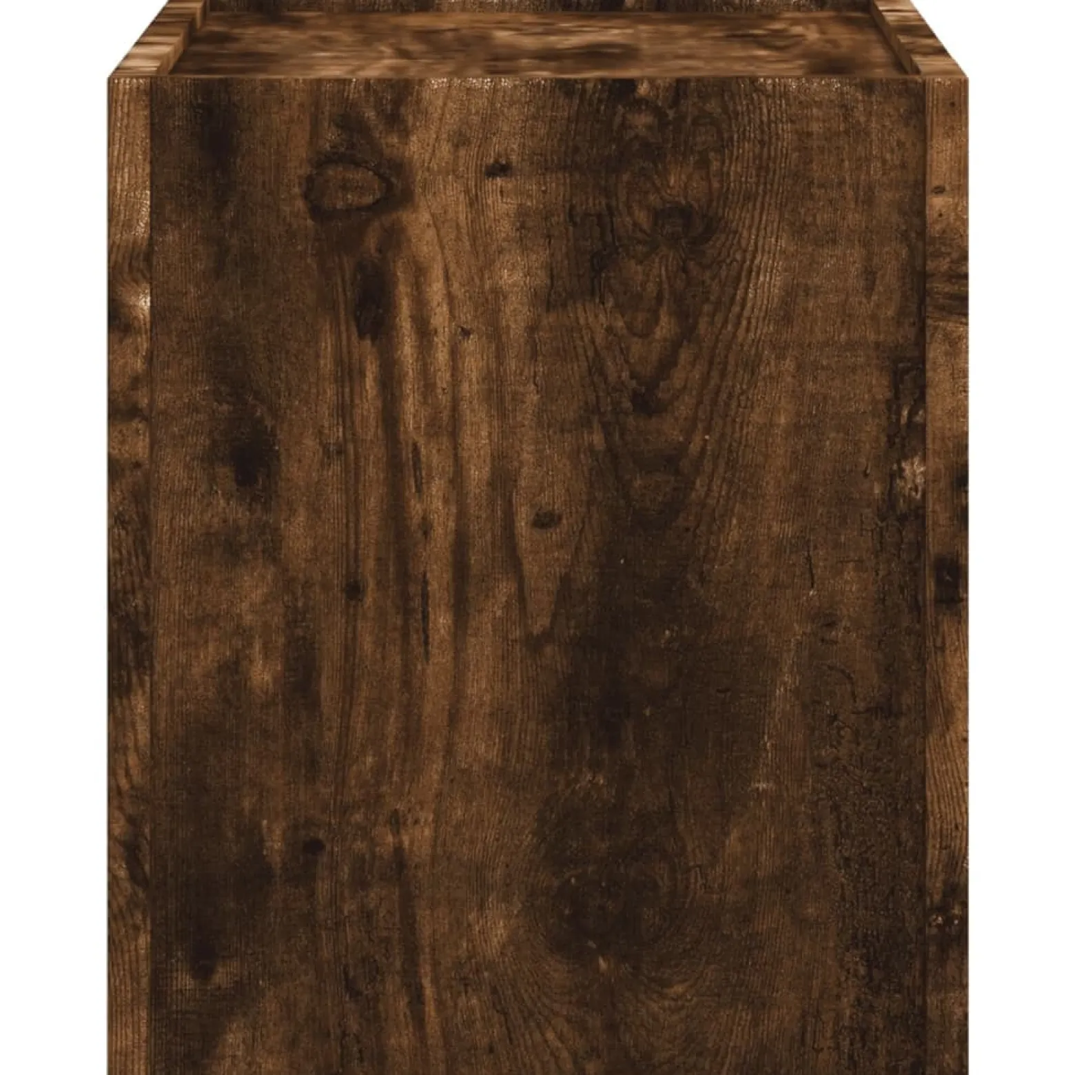 Szafka Nocna Stolik Brązowa z Szufladą Wisząca Do Sypialni 45x30x35 cm