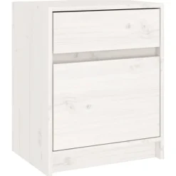 Szafka Nocna Stolik Komoda Biała Do Sypialni Pokoju Salonu 40x31x50 cm