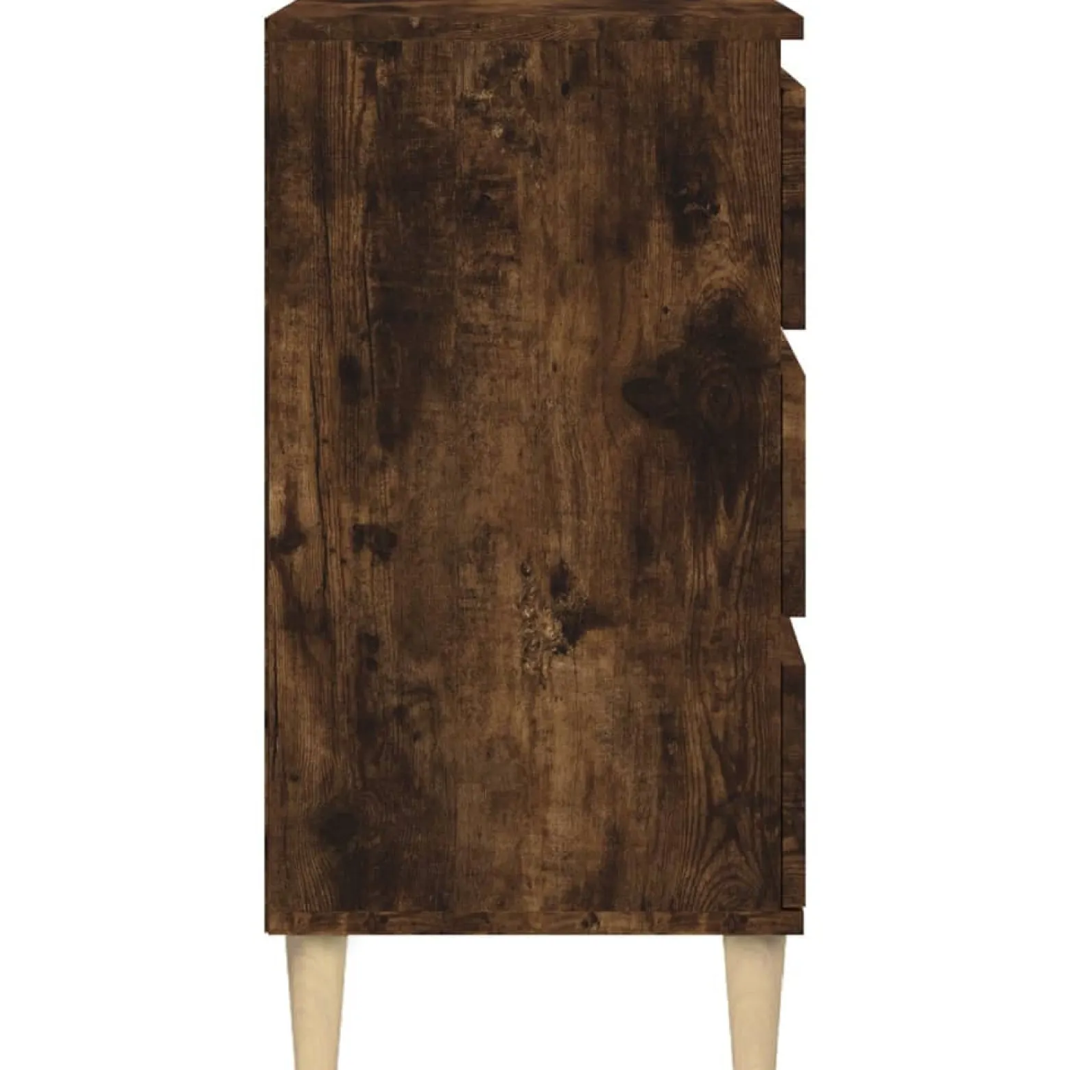Szafka Nocna Stolik Komoda Brązowa z Szufladą Do Sypialni 40x35x70 cm