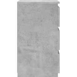 Szafka Nocna Stolik Komoda Szara Do Sypialni Pokoju Salonu 40x35x55 cm