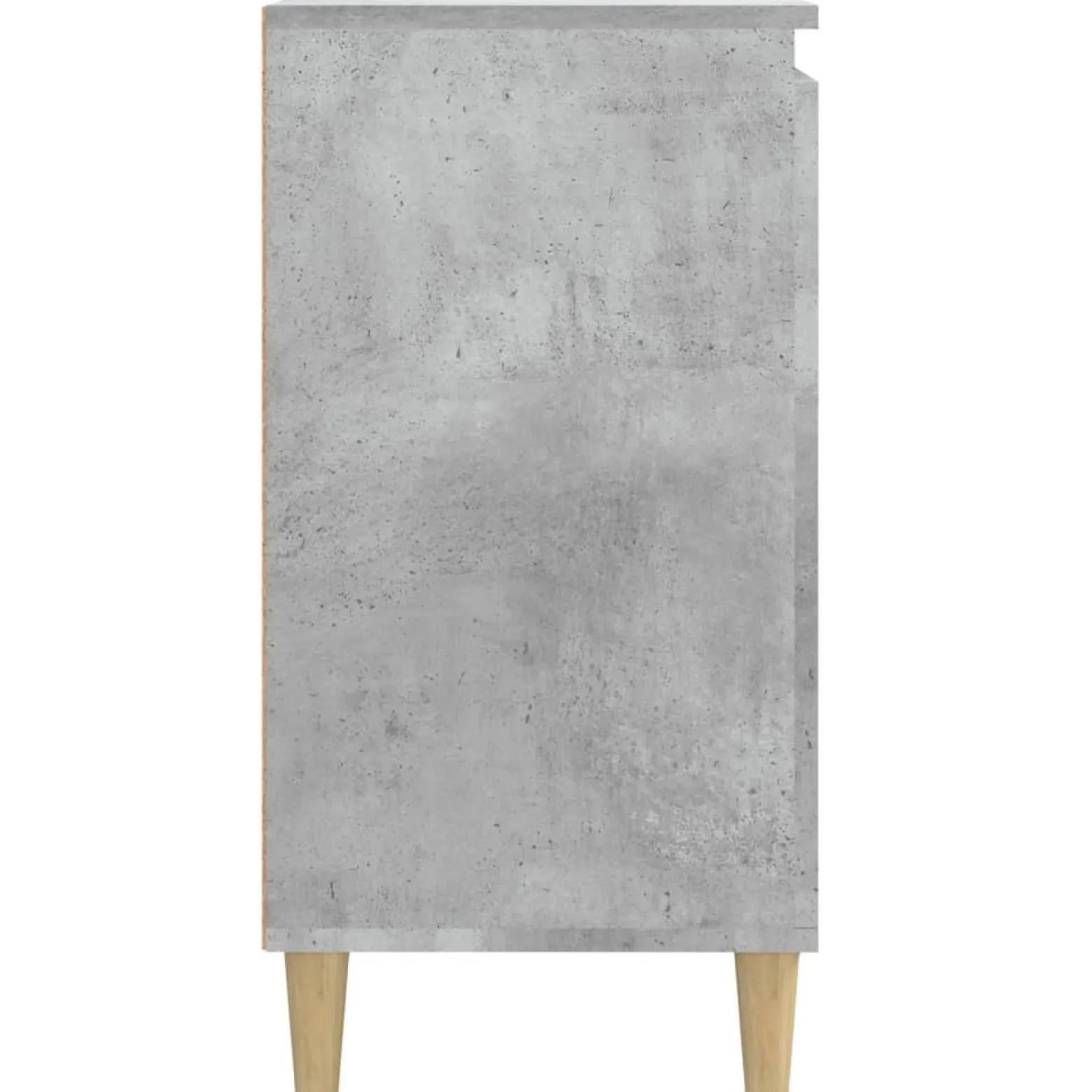 Szafka Nocna Stolik Komoda Szara z Drzwiami Do Sypialni 40x35x70 cm