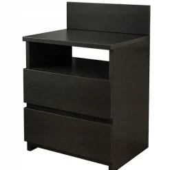 Szafka nocna stolik sypialnia czarna loft nowoczesna 40cm
