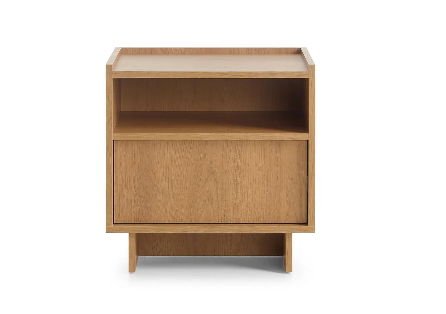 Szafka Nocna SUNA 50 cm – Stylowy Stolik Nocny Dąb Karmel w Stylu Japandi