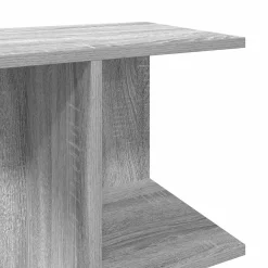Szafka Nocna Szara Komoda Stolik Półka Nocna Do Sypialni 46.5x29x61 cm