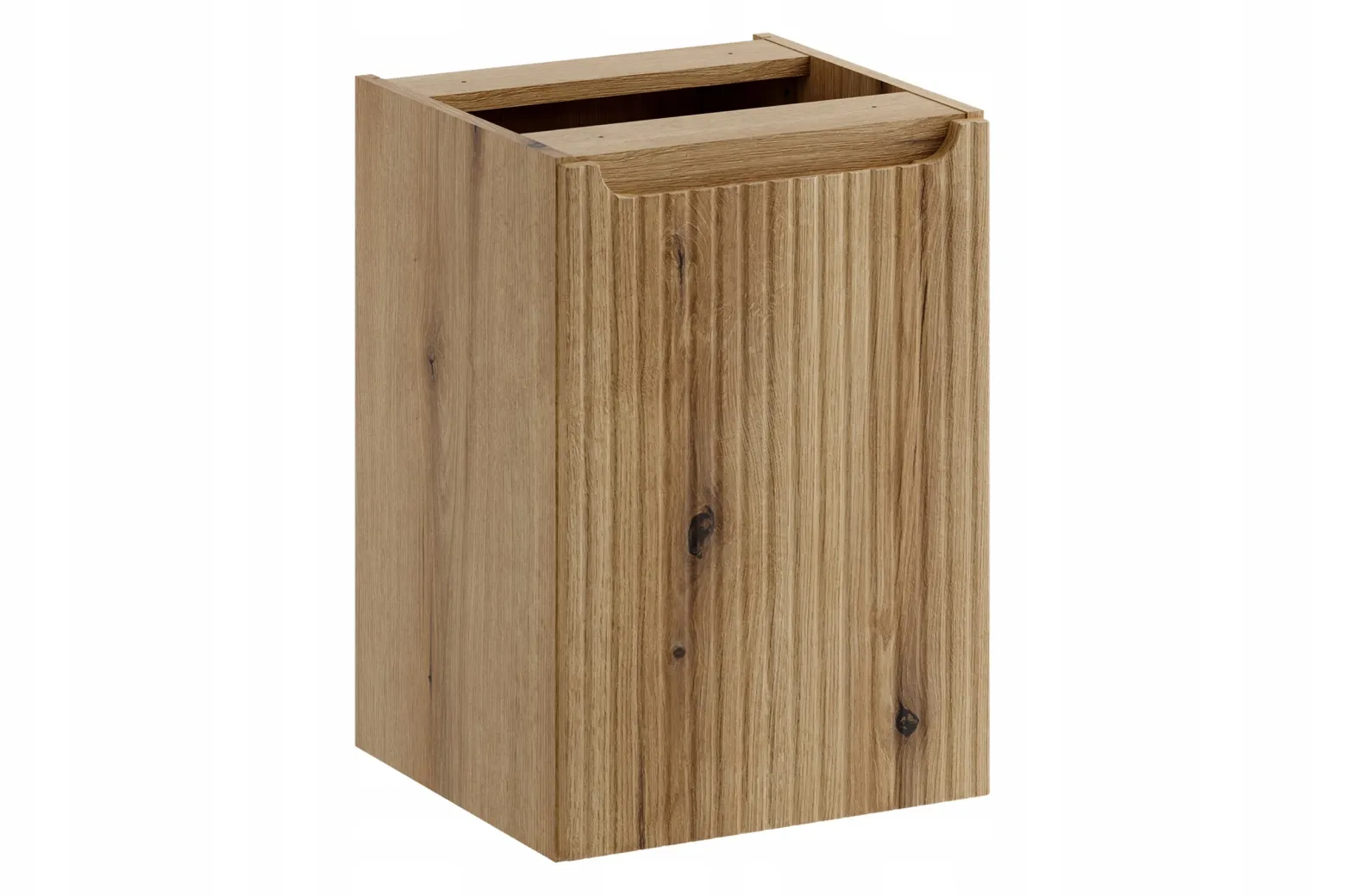 Szafka pod blat NOVA 40 cm dąb Coast Evoke ryflowana z koszem