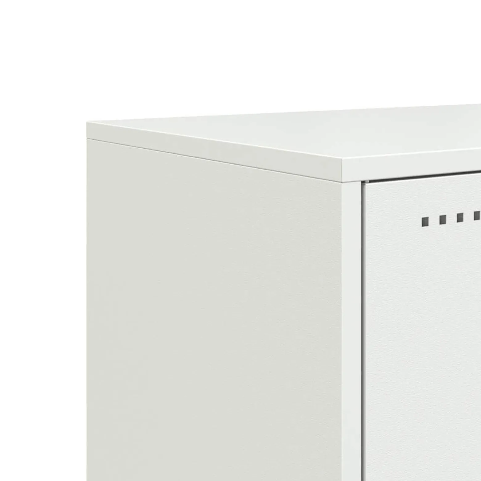 Szafka Pod Telewizor Biała Półka Szafka RTV Stalowa 68.5x39x60.5 cm