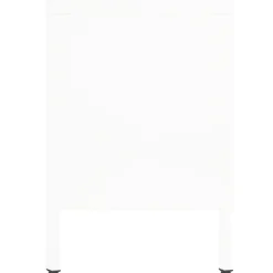 Szafka Pod Telewizor Biała Półka Szafka RTV Stalowa 90x30x44 cm