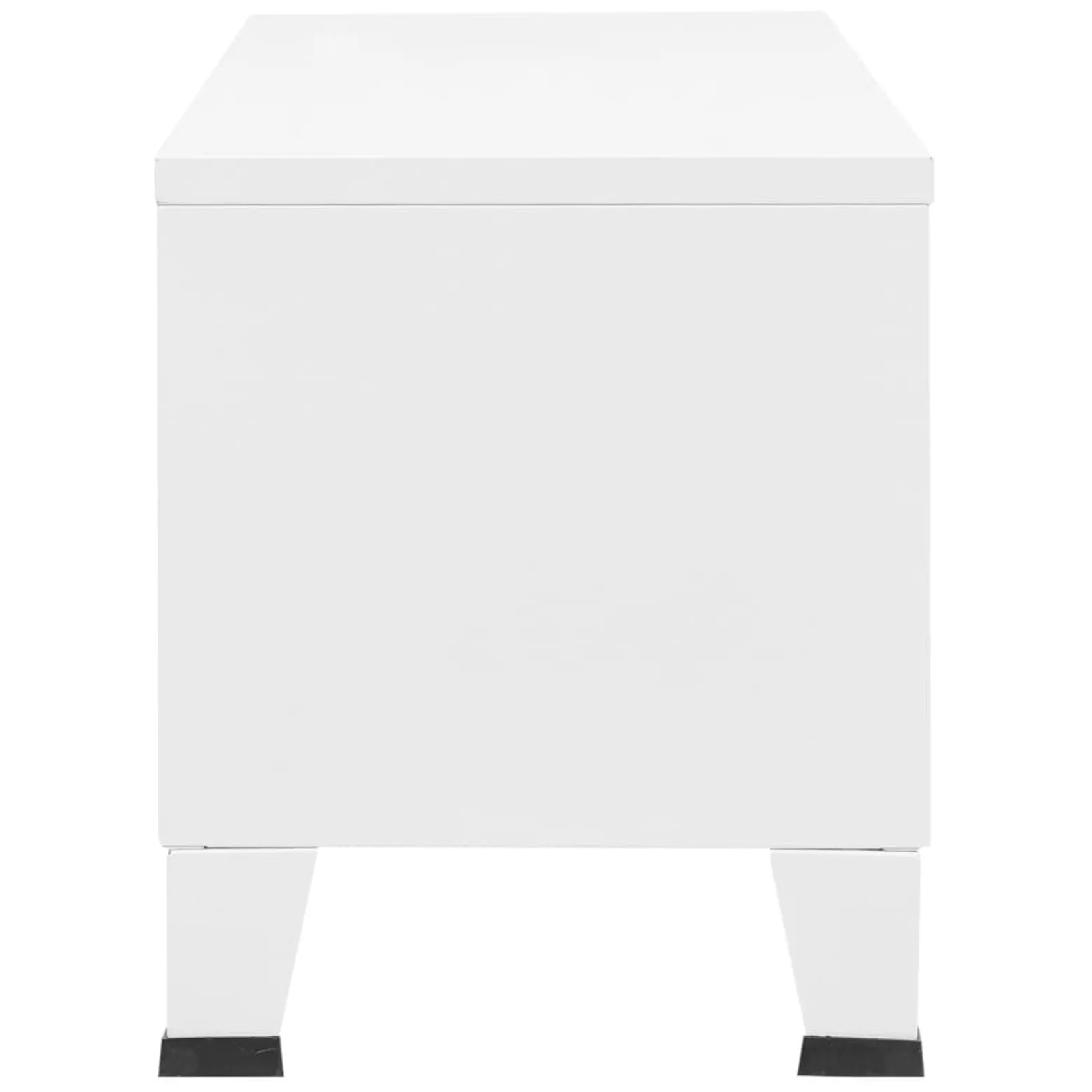 Szafka pod telewizor Biały Metal vidaXL