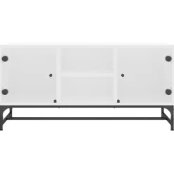 Szafka Pod Telewizor Biały Stolik Półka Szafka RTV 102x37x50 cm