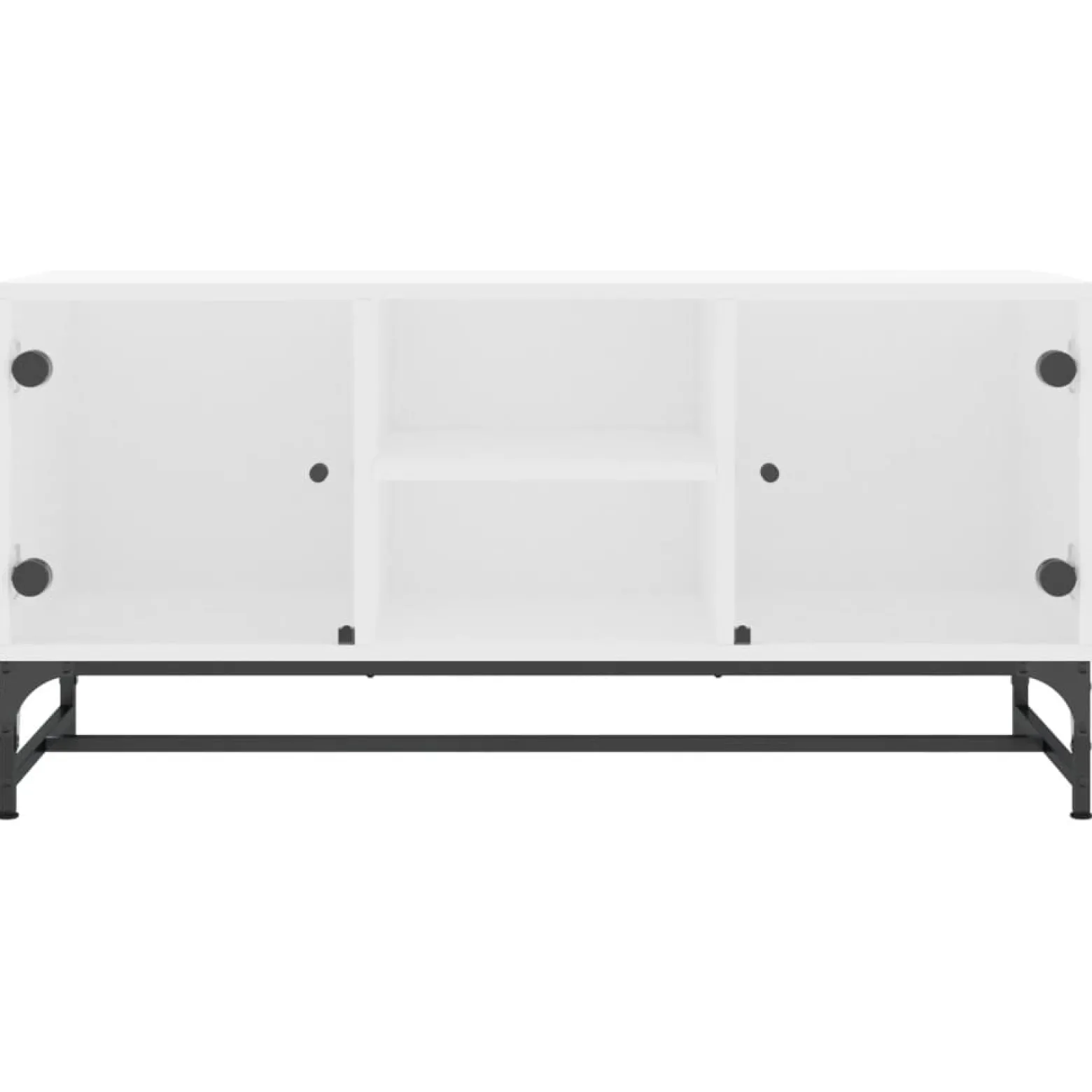Szafka Pod Telewizor Biały Stolik Półka Szafka RTV 102x37x50 cm