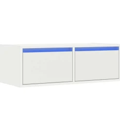 Szafka Pod Telewizor Biały Stolik Półka Szafka RTV LED 75x35.5x25 cm