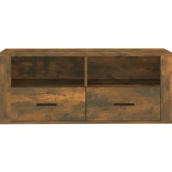 Szafka Pod Telewizor Półka Stolik RTV Brązowy 100x35x40 cm