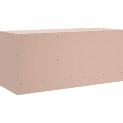 Szafka Pod Telewizor Różowa Półka Szafka RTV Stalowa 99x39x44 cm