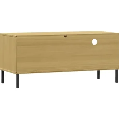 Szafka pod Telewizor Rtv Brąz Mat Szuflady Drzwiczki 106x40x46,5cm