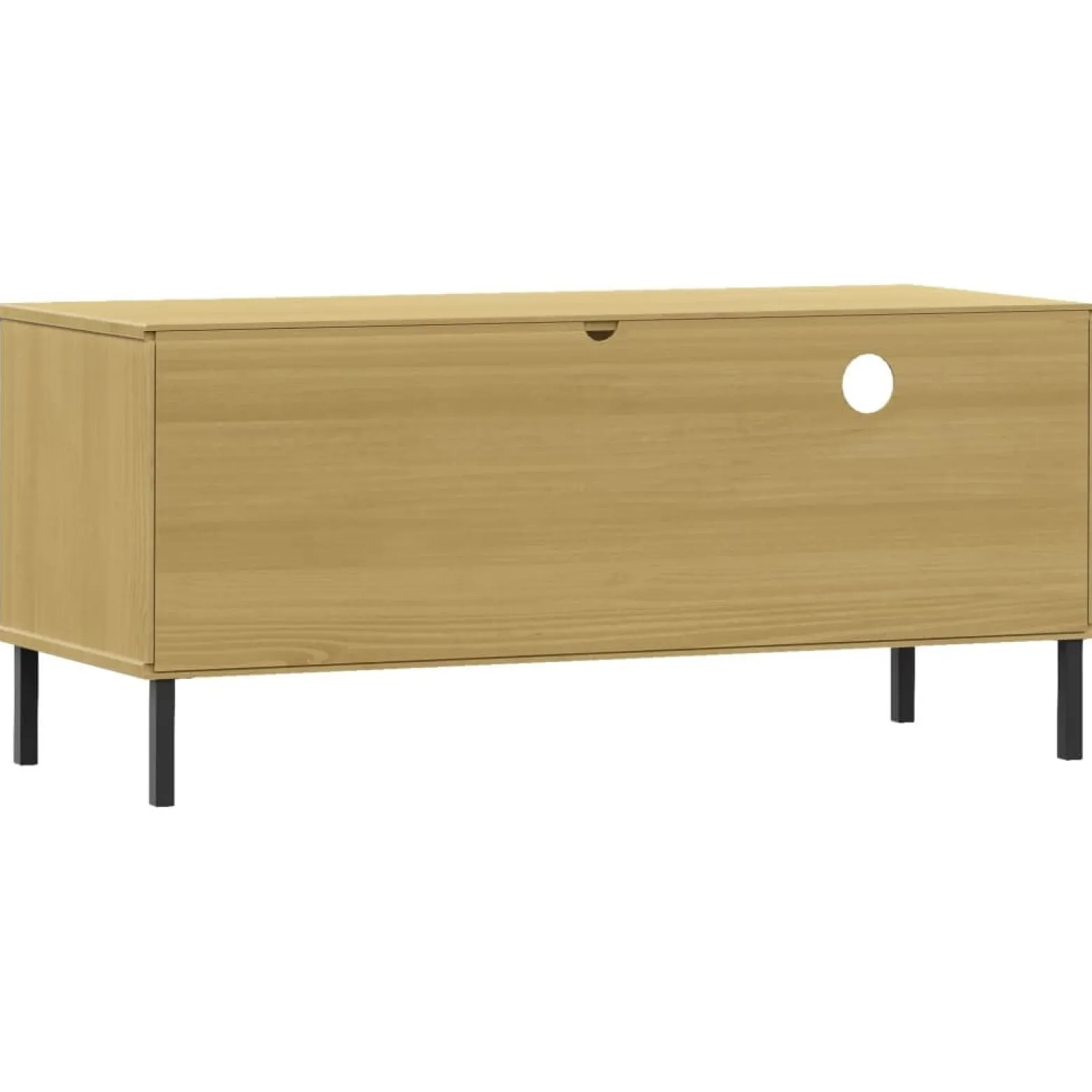 Szafka pod Telewizor Rtv Brąz Mat Szuflady Drzwiczki 106x40x46,5cm