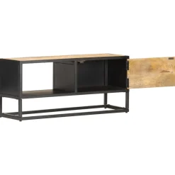 Szafka pod Telewizor Rtv Brąz Mat Szuflady Drzwiczki Nowoczesny 90x30x40cm