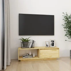 Szafka pod Telewizor Rtv Brąz Mat Nowoczesny Salon 110x30x33,5cm