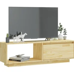 Szafka pod Telewizor Rtv Brąz Mat Nowoczesny Salon 110x30x33,5cm