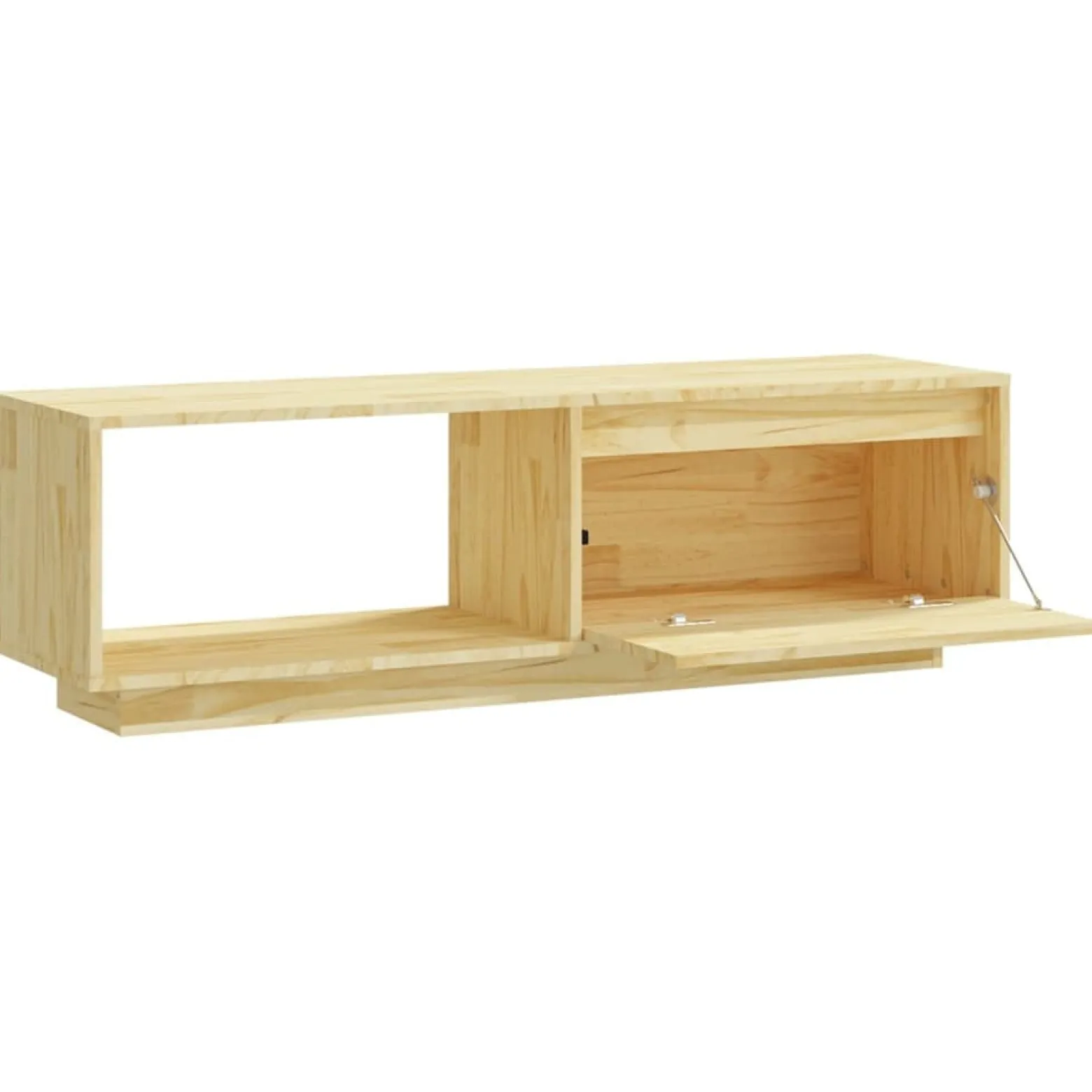 Szafka pod Telewizor Rtv Brąz Mat Nowoczesny Salon 110x30x33,5cm