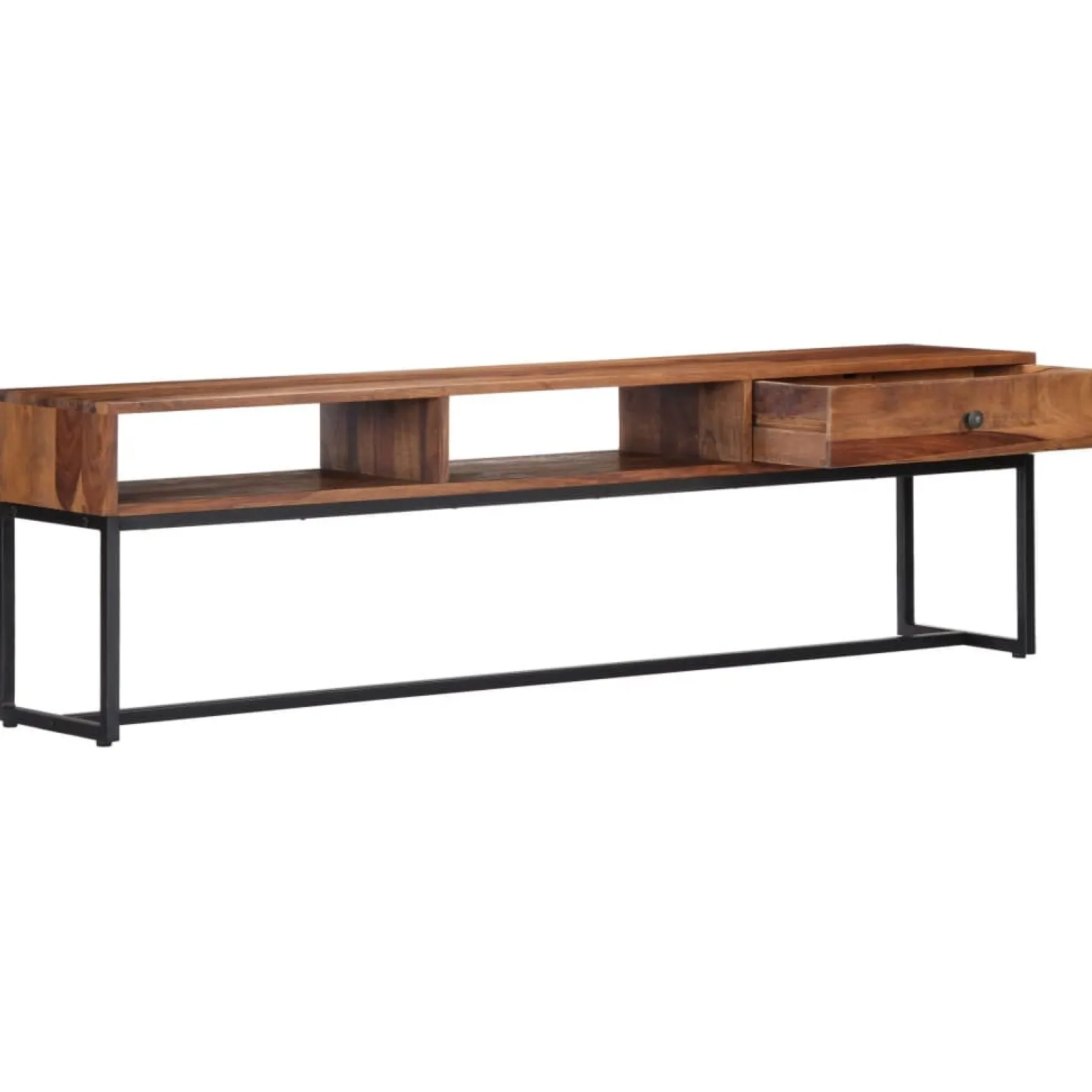 Szafka pod Telewizor Rtv Brąz Mat Szuflady Nowoczesny 160x30x45cm