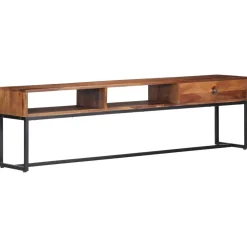 Szafka pod Telewizor Rtv Brąz Mat Szuflady Nowoczesny 160x30x45cm
