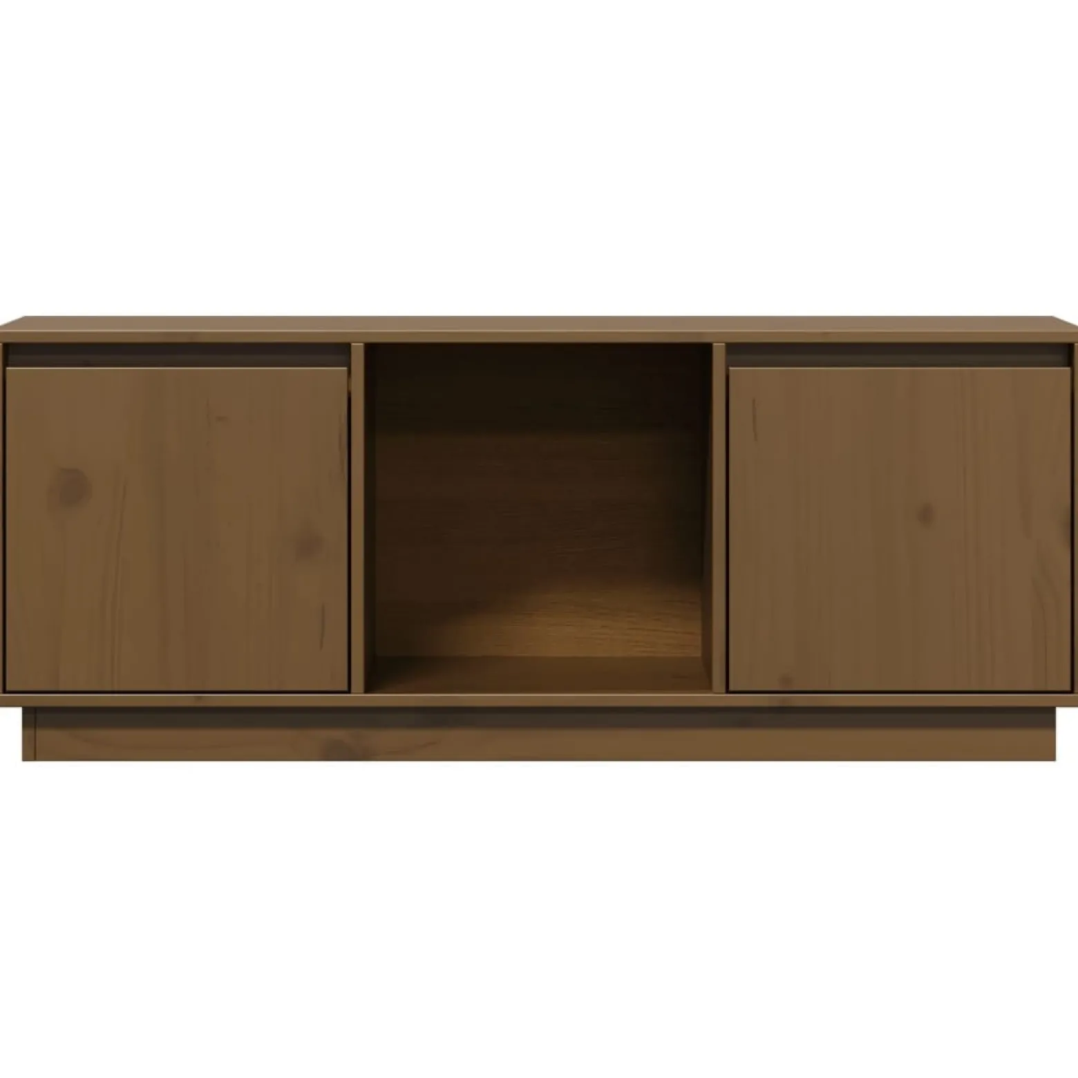 Szafka pod Telewizor Rtv Brąz Mat Nowoczesny Salon 110,5x35x44cm