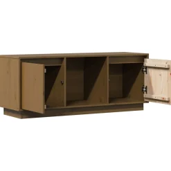 Szafka pod Telewizor Rtv Brąz Mat Nowoczesny Salon 110,5x35x44cm
