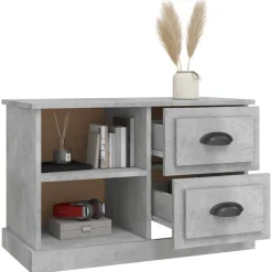Szafka pod Telewizor Rtv Szary Mat Szuflady Nowoczesny 73x35,5x47,5cm