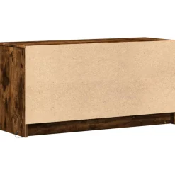 Szafka Pod Telewizor Stolik Półka Szafka RTV Brązowa LED 100x34x50 cm