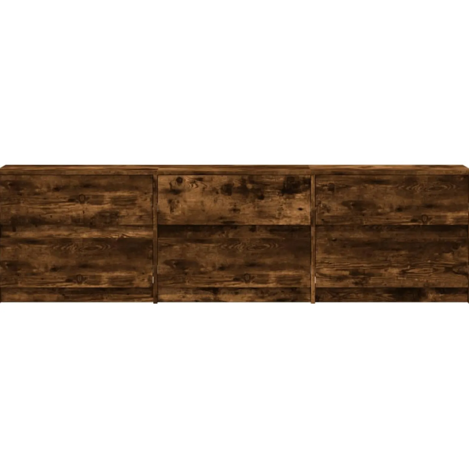 Szafka Pod Telewizor Stolik Półka Szafka RTV Brązowa LED 180x34x50 cm