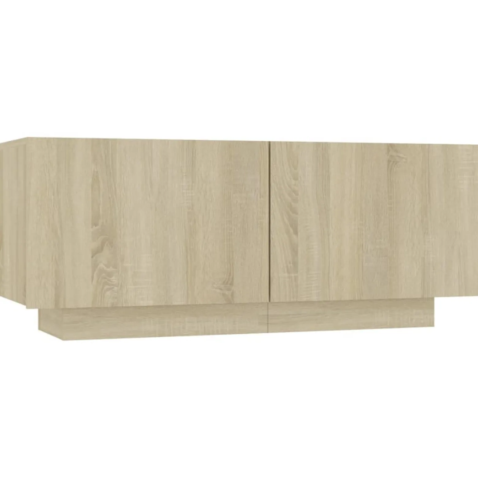Szafka Pod Telewizor Stolik Półka Szafka RTV Brązowa 100x35x40 cm