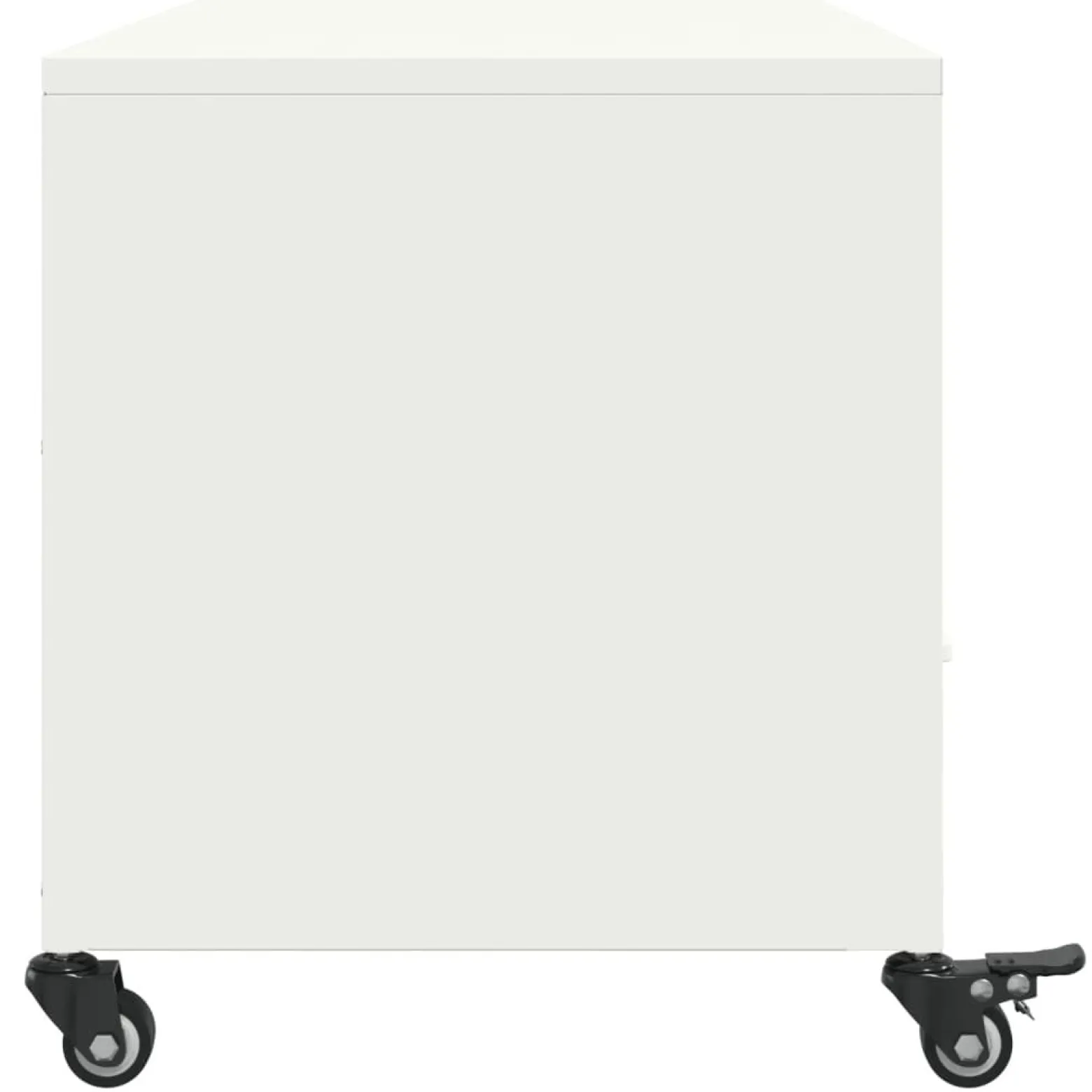 Szafka Pod Telewizor Szafka RTV Komoda Pod Telewizor Biała 100,5x39x43,5