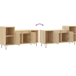 Szafka Pod Telewizor Szafka RTV Półka Stolik Telewizyjny 100x35x55 cm