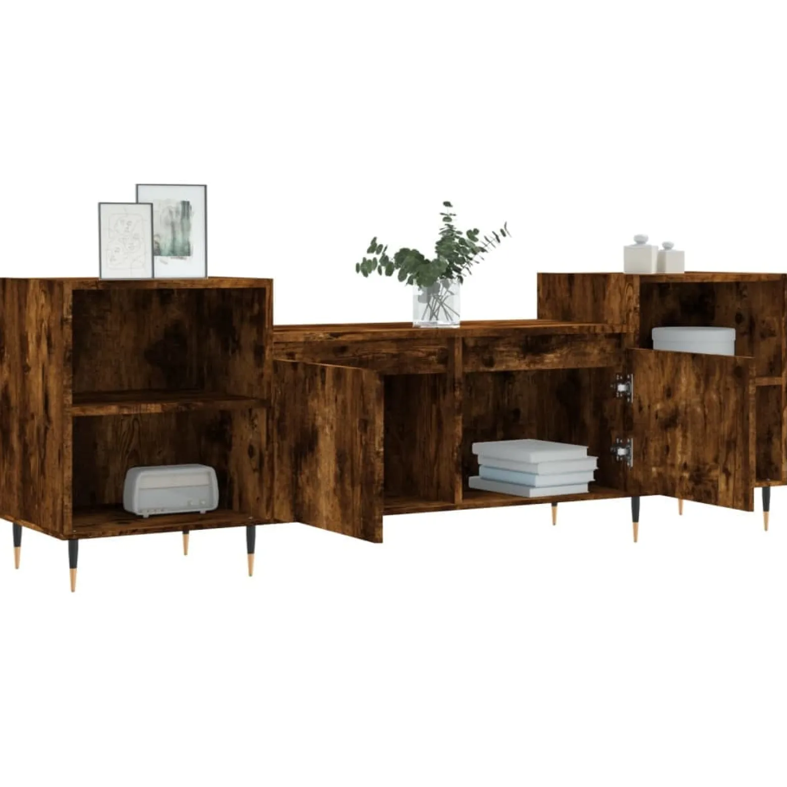 Szafka Pod Telewizor Szafka RTV Półka Stolik Telewizyjny 160x35x55 cm